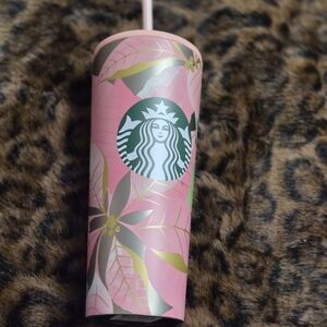 Starbucks Pink Floral Tumbler